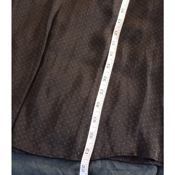 Madewell Shirt Women Small Polka Dot Ruffled V-Neck Coquette Soft Goth Lolita - Picture 8 of 9